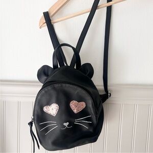 black leather mini backpack aeropostal Alison Vintage Vegan Backpack, ideal for essentials Aropostale Leather Backpacks for Women